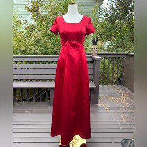Elegant Red Evening Gown